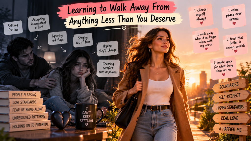 Learning to Walk Away From Anything Less Than You Deserve