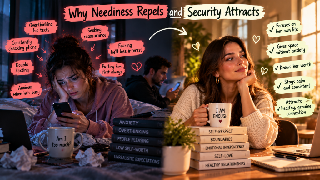 Why Neediness Repels and Security Attracts